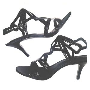 Sigerson Morrison patent leather high heel shoes